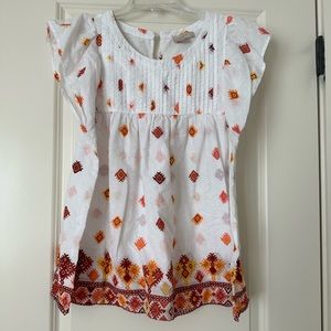 Loft Flutter Sleeve Top, L